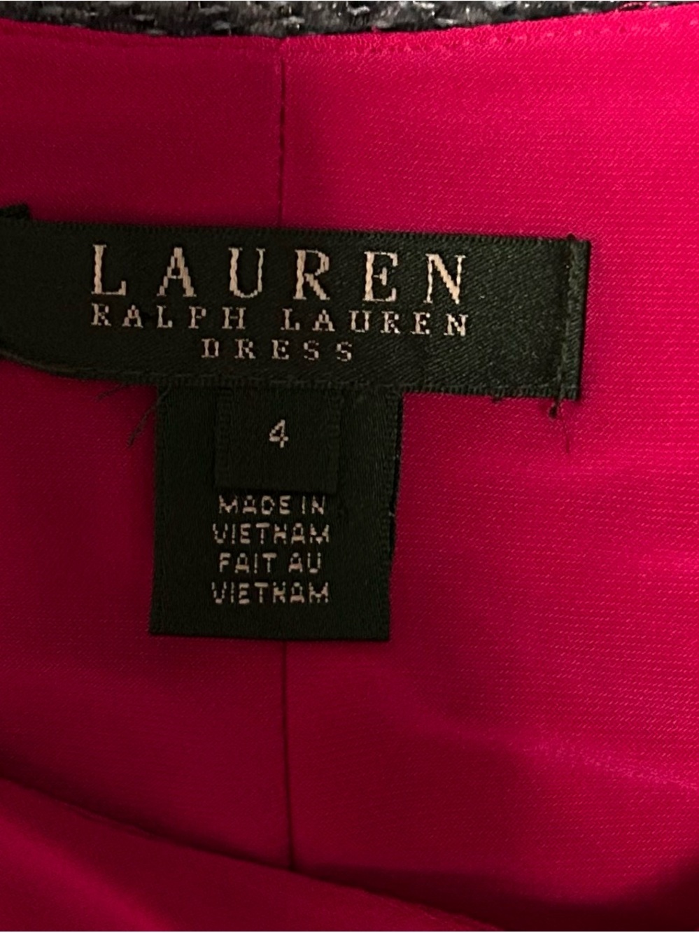 Ralph Lauren Bright Fuchsia Sleeveless Midi Dress - Picture 4 of 7